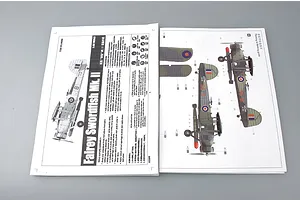 Trumpeter 1/32 Fairey Swordfish Mk. II Bomber Scaled Plastic Model Kit image 25976