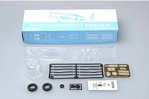 Trumpeter 1/32 P-47 Thunderbolt Razorback Fighter Scaled Plastic Model Kit image 25991