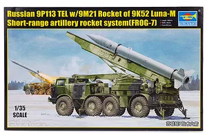 Trumpeter 1/35 Russian 9P113 TEL w/ 9M21 of 9K52 Luna-M Short Range Artillery Truck Scaled Plastic Model Kit image 26028