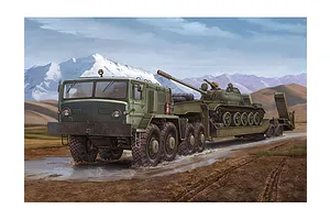 Trumpeter 1/35 MAZ-537G Truck w/ MAZ/ChMZAP-5247G Semitrailer Scaled Plastic Model Kit image 26163
