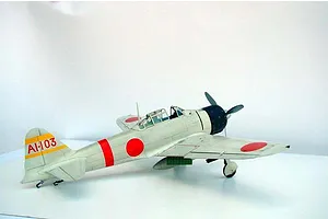 Trumpeter 1/24 Mitsubishi A6M2b Model 21 Zero Fighter Scaled Plastic Model Kit image 26230