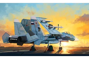 Trumpeter 1/72 Russian Su-33 Flanker D Fighter Jet Scaled Plastic Model Kit image 26231