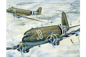 Trumpeter 1/48 C-47 A Skytrain Transport Aircraft Scaled Plastic Model Kit image 26249