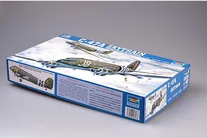 Trumpeter 1/48 C-47 A Skytrain Transport Aircraft Scaled Plastic Model Kit image 26250