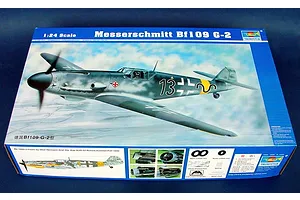 Trumpeter 1/24 Messerschmitt Bf109 G-2 Fighter Bomber Scaled Plastic Model Kit image 26268