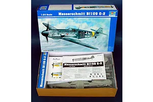 Trumpeter 1/24 Messerschmitt Bf109 G-2 Fighter Bomber Scaled Plastic Model Kit image 26269