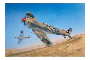 Trumpeter 1/24 Supermarine Spitfire Mk. VB/TROP Fighter Scaled Plastic Model Kit image 26304