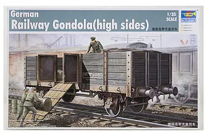 Trumpeter 1/35 German Railway Gondola (High Sides) Scaled Plastic Model Kit image 26332