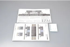 Trumpeter 1/35 German Railway Gondola (High Sides) Scaled Plastic Model Kit image 26343