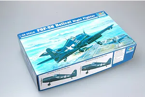 Trumpeter 1/32 F6F-5N Hellcat Night Fighter Scaled Plastic Model Kit image 26378