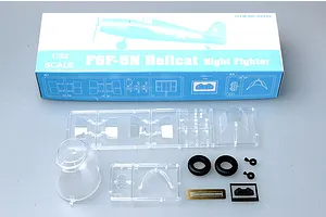 Trumpeter 1/32 F6F-5N Hellcat Night Fighter Scaled Plastic Model Kit image 26382