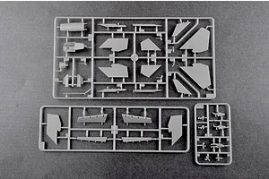 Trumpeter 1/72 Chinese J-15 Fighter Jet w/ Flight Deck Scaled Plastic Model Kit image 26402