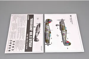 Trumpeter 1/24 Hurricane Mk.II D/Trop Fighter Scaled Plastic Model Kit image 26464
