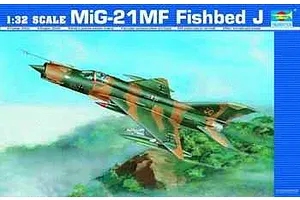 Trumpeter 1/32 MiG-21MF Fishbed J Fighter Jet Scaled Plastic Model Kit image 26495