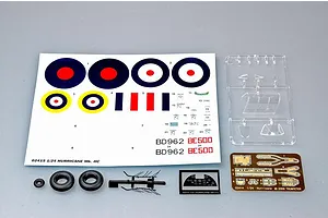 Trumpeter 1/24 Hurricane Mk.II C Fighter Scaled Plastic Model Kit image 26514