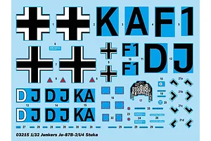 Trumpeter 1/32 Junkers Ju-87B-2/U4 Stuka Bomber Scaled Plastic Model Kit image 26563