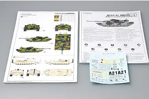 Trumpeter 1/35 U.S. M1A1/A2 Abrams (5 in 1) Tank Scaled Plastic Model Kit image 26669