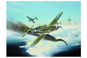 Trumpeter 1/32 P-51B Mustang II Fighter Scaled Plastic Model Kit image 26700