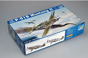 Trumpeter 1/32 P-51B Mustang II Fighter Scaled Plastic Model Kit image 26701