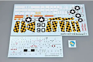 Trumpeter 1/32 P-51B Mustang II Fighter Scaled Plastic Model Kit image 26702