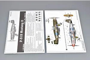Trumpeter 1/32 P-51B Mustang II Fighter Scaled Plastic Model Kit image 26703