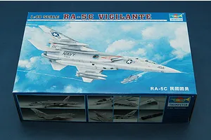 Trumpeter 1/48 RA-5C Vigilante Jet Scaled Plastic Model Kit image 26744