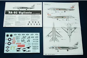 Trumpeter 1/48 RA-5C Vigilante Jet Scaled Plastic Model Kit image 26745