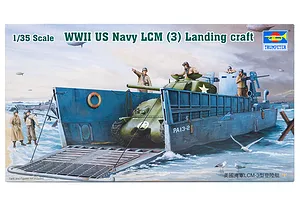 Trumpeter 1/35 USN WWII LCN 3 Vehicle Landing Craft Plastic Model Kit image 26758