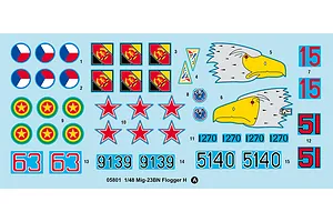 Trumpeter 1/48 Mig-23BN Flogger H Jet Scaled Plastic Model Kit image 26796