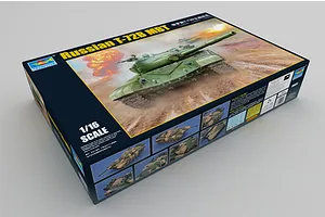 Trumpeter 1/35 Russian T-72b Main Battle Tank Scaled Plastic Model Kit image 26839