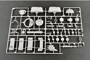 Trumpeter 1/35 Russian T-72b Main Battle Tank Scaled Plastic Model Kit image 26846