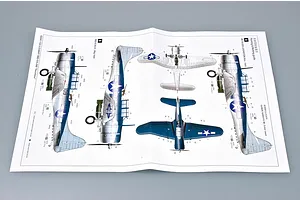 Trumpeter 1/32 U.S Navy SBD-5/A-24B Dauntless Bomber Scaled Plastic Model Kit image 26868