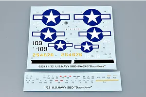 Trumpeter 1/32 U.S Navy SBD-5/A-24B Dauntless Bomber Scaled Plastic Model Kit image 26884