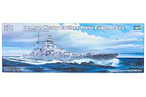Trumpeter 1/350 German Prinz Eugen 1945 Heavy Cruiser Scaled Plastic Model Kit image 26901