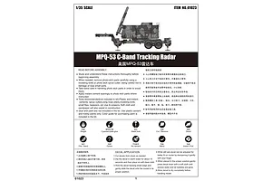Trumpeter 1/35 MPQ-52 C-Band Tracking Radar Trailer Scaled Plastic Model Kit image 26930