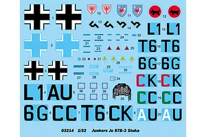 Trumpeter 1/32 Junkers Ju-87B-2 Stuka Bomber Scaled Plastic Model Kit image 26952