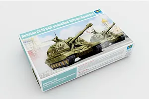 Trumpeter 1/35 Russian 2S19 152mm Self-Propelled Gun Scaled Plastic Model Kit image 26981