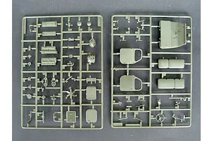 Trumpeter 1/35 SA-2 Guideline Missile w/ Transport Trailer & Truck Scaled Plastic Model Kit image 27068