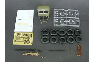 Trumpeter 1/35 HQ-2 Missile w/ Transport Trailer & Truck Scaled Plastic Model Kit image 27080