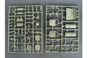 Trumpeter 1/35 HQ-2 Missile w/ Transport Trailer & Truck Scaled Plastic Model Kit image 27085