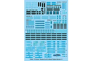 Trumpeter 1/72 Russian Su-34 Fullback Bomber/Fighter Jet Scaled Plastic Model Kit image 27184