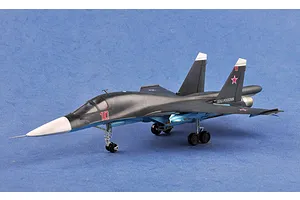 Trumpeter 1/72 Russian Su-34 Fullback Bomber/Fighter Jet Scaled Plastic Model Kit image 27195