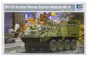 Trumpeter 1/35 M1129 Stryker Mortar Armoured Vehicle Scaled Plastic Model Kit image 27200