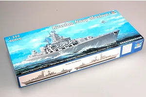 Trumpeter 1/350 Russian Navy Moskva Cruiser Plastic Model Kit image 27268