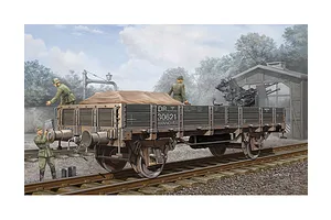 Trumpeter 1/35 German Railway Gondola (Lower Sides) Scaled Plastic Model Kit image 27296