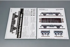 Trumpeter 1/35 German Railway Gondola (Lower Sides) Scaled Plastic Model Kit image 27298