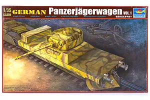 Trumpeter 1/35 German Panzerjager VOL.1 Armoured Train Scaled Plastic Model Kit