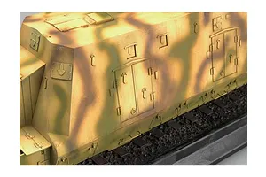 Trumpeter 1/35 German Geschutzwagen Armoured Train Scaled Plastic Model Kit image 27380