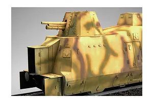 Trumpeter 1/35 German Geschutzwagen Armoured Train Scaled Plastic Model Kit image 27382