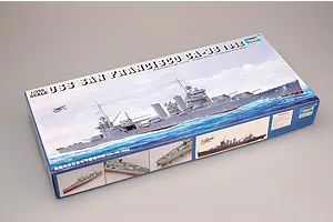 Trumpeter 1/350 USS San Francisco CA-38 1942 Heavy Cruiser Plastic Model Kit image 27385